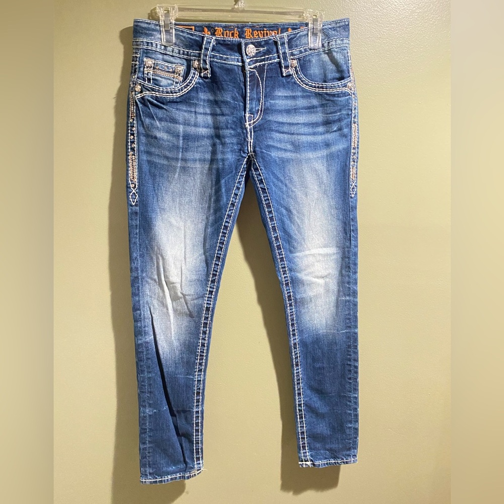 Rock Revival Celinda ankle skinny. Size 29. Buckle